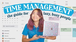 the definitive TIME MANAGEMENT GUIDE for busy but lazy people [upl. by Christoffer]