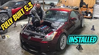 HOW TO LS SWAP 350Z PT2 [upl. by Enomyar]