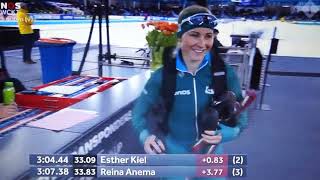 Kwalificatie schaatsen Thialf Heerenveen 5 km vrouwen 29 okt jaar 2023 [upl. by Osnofla]