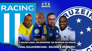 CRUZEIRO X RACING AO VIVO COM IMAGENS  CRUZEIRO X RACING AO VIVO  FINAL SULAMERICANA 2024 [upl. by Annayk150]