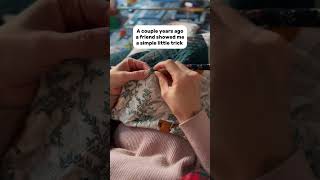 Quilt Binding Trick [upl. by Leerzej]