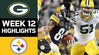 Packers vs Steelers  NFL Week 12 Game Highlights [upl. by Corley]