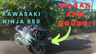 KAWASAKI NINJA 650 WASAK ANG HARAPAN  BikolanongHilaw [upl. by Ysteb615]