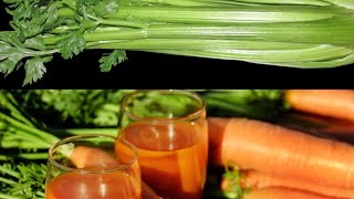 Recette de jus de Carrottes et Celerie pour un corps parfait Noublie pas de bouger [upl. by Yesdnil664]