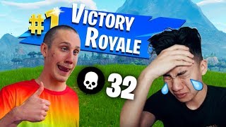 I CARRIED RICEGUM IN FORTNITE [upl. by Dauf350]