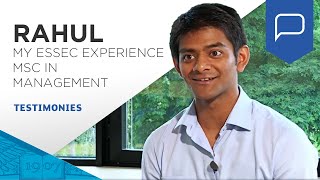 My ESSEC Experience Rahul Mazumdar MSc in Management student [upl. by Alexandrina]