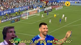 RELATOR ARGENTINO ENLOQUECE CON EL MAGISTRAL GOL DE MESSI A GUATEMALA quotQue pedazo de gol madre míaquot [upl. by Ilka]