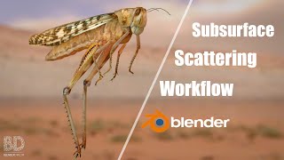 Blender Subsurface Scattering Workflow Tutorial [upl. by Quirk]