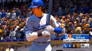 Shohei Ohtani Leadoff Homerun  MLB The Show 24 Online Rated [upl. by Enoek676]