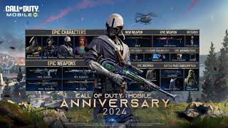 Season 10 Battle Pass CODM 5th Anniversary 2024  Garena Call of Duty Mobile [upl. by Gnort126]