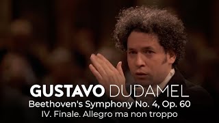 Gustavo Dudamel  Beethoven Symphony No 4  Mvmt 4 Orquesta Sinfónica Simón Bolívar [upl. by Pinkham]