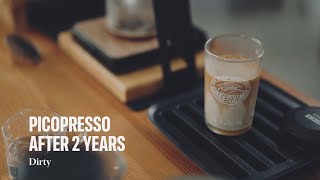 picopresso after 2 years ASMR  dirty coffee [upl. by Eimarej155]