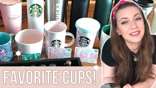 Starbucks Mugs Collection  My Favorite Coffee Cups amp Thumblers [upl. by Aihsela]