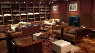 COSTA NEOROMANTICA TOUR  CIGAR LOUNGE  LIBRARY AND INTERNET POINT [upl. by Reisinger]