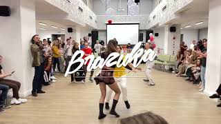 Vsevolod Ivanov amp Yelena Omrokova Novice JnJ Brazuka Dance Festival 2023  Zouk Dance [upl. by Komarek82]