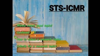 how to choose a good topic for icmr researchcriteria for a good research choosingtopicmadeeasy [upl. by Acila416]