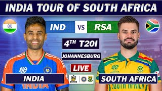 INDIA vs SOUTH AFRICA 4th T20 Match LIVE COMMENTARY  IND vs SA T20 MATCH LIVE  IND BAT [upl. by Emory]