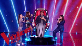 Céline Dion  Prière Païenne  Samara Célia et Anastasia  The Voice Kids 2024  Battles [upl. by Asiret679]