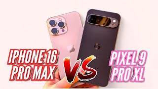 БОЛЬШОЕ СРАВНЕНИЕ IPHONE 16 PRO MAX vs PIXEL 9 PRO XL [upl. by Reemas]