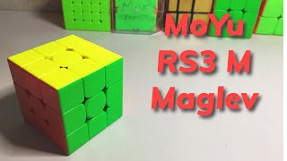 MoYu RS3 M V5 3x3 MagLev review speedcube review rubikscube BudgetCube [upl. by Hillinck]