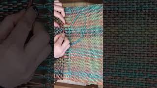 ◍ Finishing Touches Hemstitching amp Untying a Scarf from a Rigid Heddle Loom ◍ weaving rigidheddle [upl. by Baudoin]