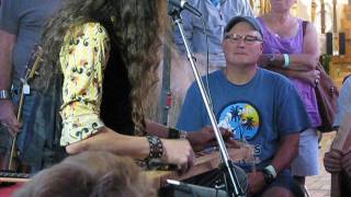 Justin Johnson quotPerforming A Diddley Bowquot Cigar Box Guitar Worksop Sarasota CGB Fest 2016 [upl. by Mccafferty]