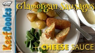 Glamorgan Sausages and Cheese Sauce  Welsh Vegetarian Sausage [upl. by Ingelbert]