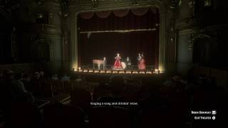 RDR2 Vaudeville Theatre Saint Denis Song  Robin Koninsky Robyn Adele Anderson and band [upl. by Esdnyl]