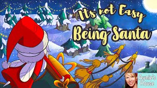 🎁 Kids Book Read Aloud ITS NOT EASY BEING SANTA by Pragya Tomar Ramona Mclean and Michela Fiori [upl. by Ayo639]