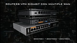 Router VPN Gigabit con múltiple WAN  GWN7001 • GWN7002 • GWN7003 [upl. by Minetta]