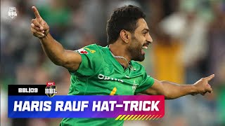 Haris Rauf Stuns The MCG With A Magical HatTrick  BBL09 [upl. by Baecher]