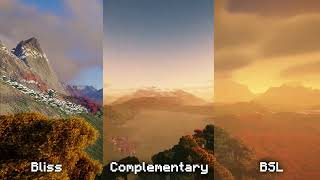 Top 3 Distant Horizons Shaders Comparison minecraft [upl. by Caron991]