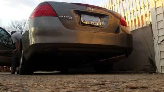 07 accord v6 3quot exhaust [upl. by Lleuqram806]