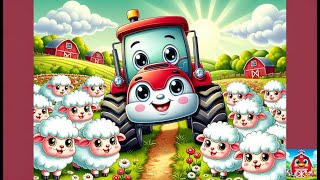 Tractor on the Farm  FarmSongs Nursery Rhymes amp Kids Songs [upl. by Sivi]