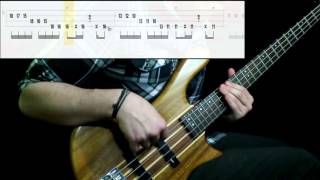 Red Hot Chili Peppers  Dark Necessities Bass Only Play Along Tabs In Video [upl. by Philipines]