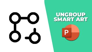 How to ungroup Smart Art in PowerPoint [upl. by Appleby]