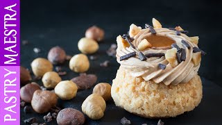 Chocolate and Hazelnut Choux Craquelin  Pastry Maestra [upl. by Eeliram315]