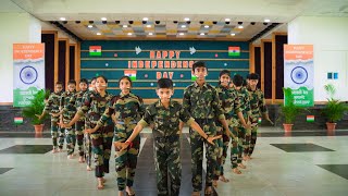 Patriotic Dance  Kandhon Se Milte Hain Kandhe  St Xaviers School Bhopal [upl. by Wiltsey86]