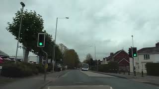 Driving On Tudor Way Bromyard Road Watery Lane amp Bransford Road Worcester Worcestershire England [upl. by Ylera]