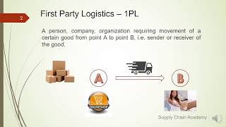 Logistics Service Levels 1PL  5 PL ENG [upl. by Snebur]