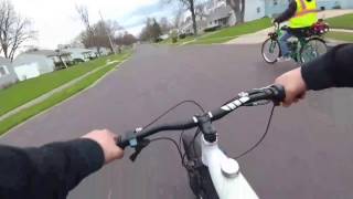 66cc GT2A vs 80cc 29quot CRUISER 7speed Jackshaft motorized bicycle ride to get gas 66cc 80cc [upl. by Aracaj933]