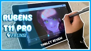 FINALLY I CAN DRAW EVERYWHERE Frunsi Rubens T11 Pro  affordable drawing tablet [upl. by Adnola980]