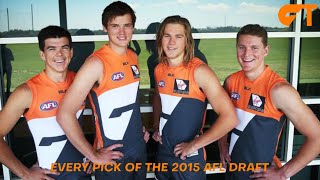 2015 AFL Draft  All GWS Picks [upl. by Haelhsa617]