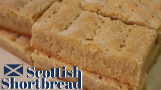 Simple Scottish Shortbread Cookies 4 Ingredients Only Including a Secret Ingredient [upl. by Ierbua]