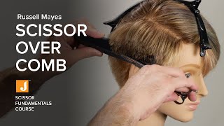 FREE Scissor Fundamentals Course  Scissor Over Comb  Part 4 [upl. by Rednael]