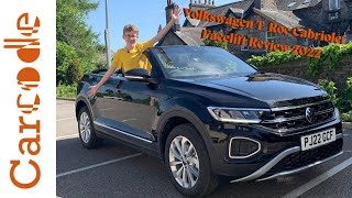 Volkswagen TRoc Cabriolet Facelift Review 2022  SUV And A Convertible UK 4K Carcode Troc [upl. by Elyrehc]