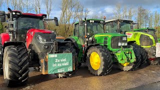 Großes Schleppertreffen in Prüm zur Sternfahrt nach Bitburg am 22012024  Hochkelberg TV [upl. by Stanway200]