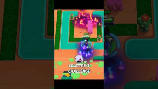 Colette 1v3 Challenge In Duels brawlstars brawlstarsshorts gamingshorts viralshortsmobilegaming [upl. by Saerdna]