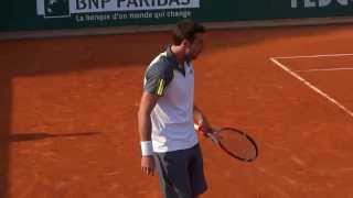 HDGulbis vs Isner 2013 MonteCarlo R1 First Game [upl. by Orlan]