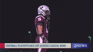 Football Playoffs BiDistrict Thursday Highlights [upl. by Nahtanod]